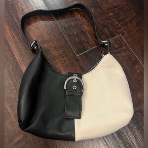 Wild Fable Black and Cream Shoulder Bag